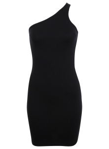 black one shoulder dress £25